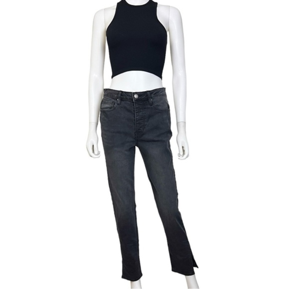 Indigo Rising High Rise Slim Straight Jeans - sz 27 - Picture 3 of 8